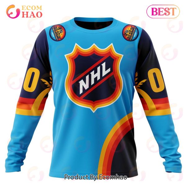 NHL Special ALL Star Game Design With Atlantic Ocean 3D Hoodie