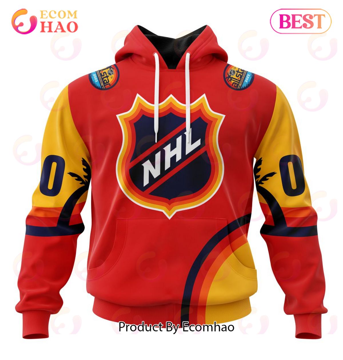 NHL Special ALL Star Game Design With Florida Sunset 3D Hoodie