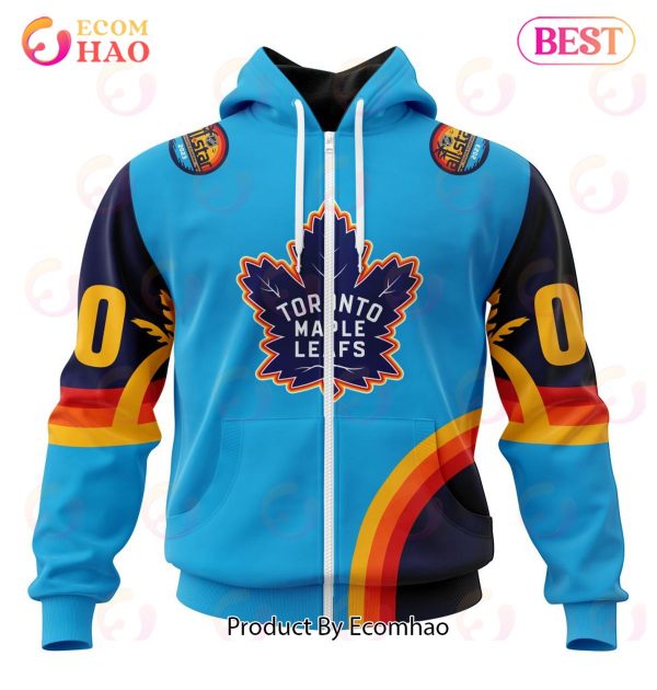 NHL Toronto Maple Leafs Special ALL Star Game Design With Atlantic Ocean 3D Hoodie