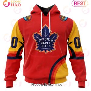 NHL Toronto Maple Leafs Special ALL Star Game Design With Florida Sunset 3D Hoodie