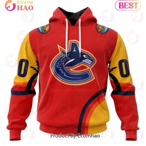 NHL Vancouver Canucks Special ALL Star Game Design With Florida Sunset 3D Hoodie