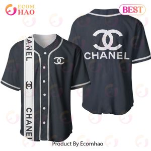 Chanel Dark Color Mix Logo Luxury Brand Jersey Limited Edition