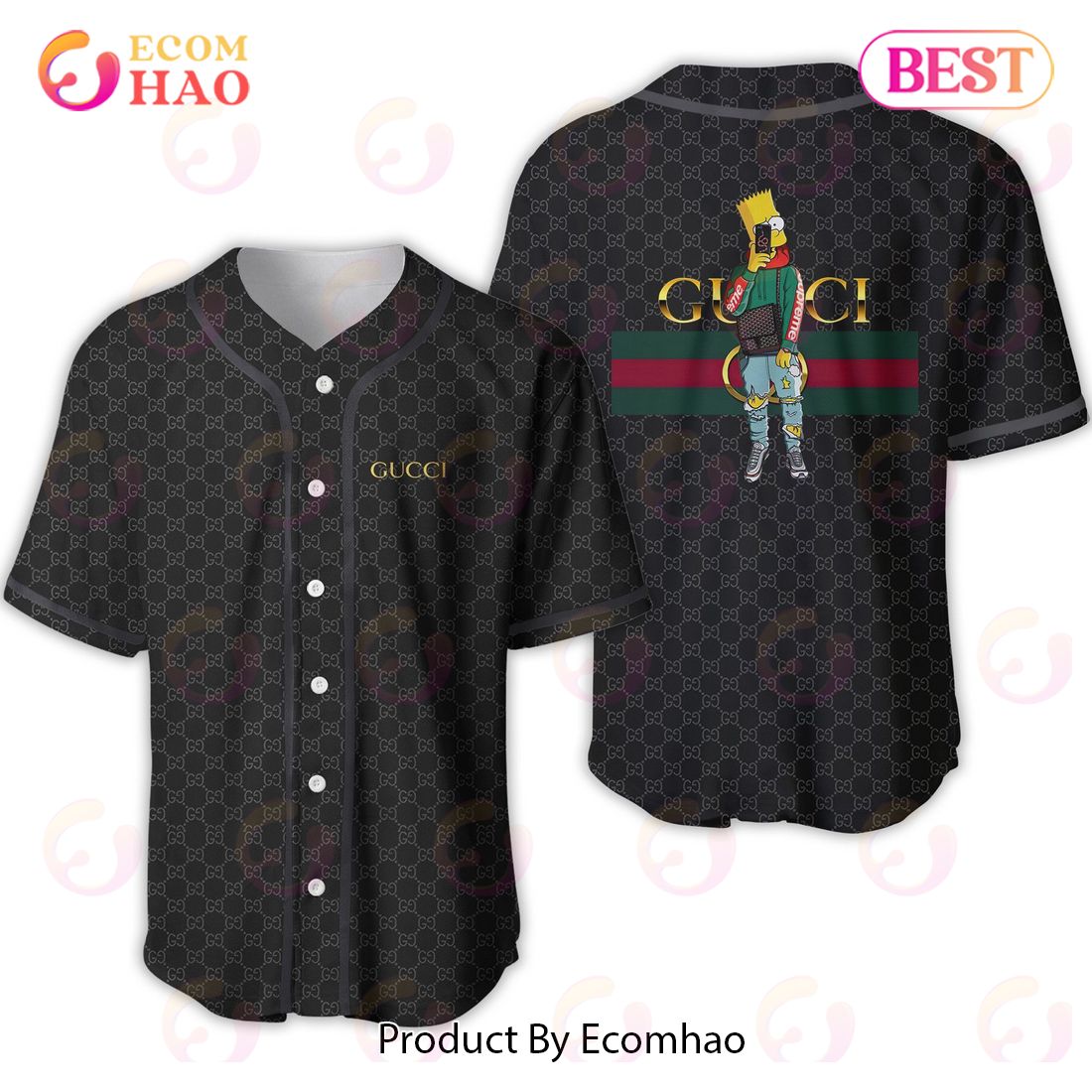 Gucci Bart Simpson Luxury Brand Jersey Limited Edition