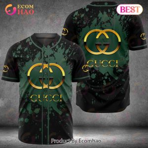 Gucci Black Mix Green Luxury Brand Jersey Limited Edition