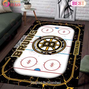 Personalized NHL Boston Bruins Rug Carpet Perfect Gift