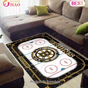 Personalized NHL Boston Bruins Rug Carpet Perfect Gift