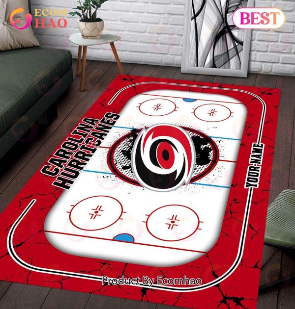 Personalized NHL Carolina Hurricanes Rug Carpet Perfect Gift