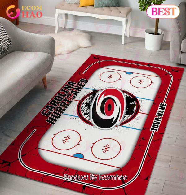 Personalized NHL Carolina Hurricanes Rug Carpet Perfect Gift