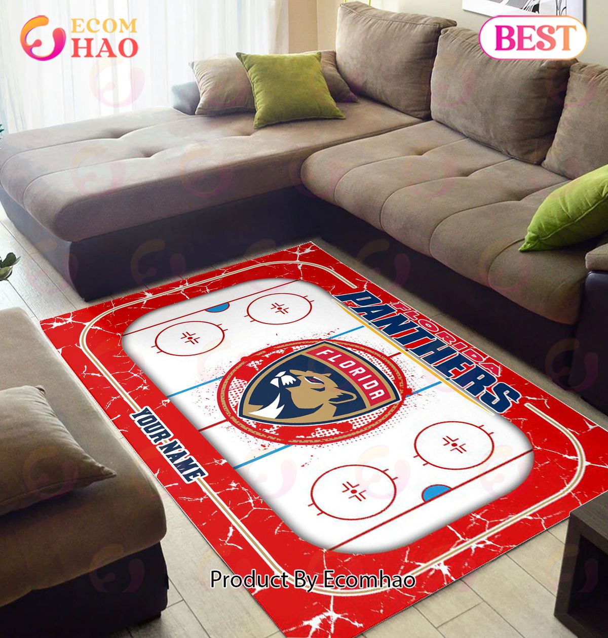 Personalized NHL Florida Panthers Rug Carpet Perfect Gift