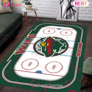 Personalized NHL Minnesota Wild Rug Carpet Perfect Gift