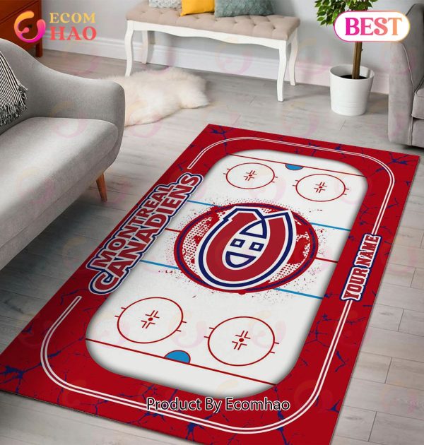 Personalized NHL Montreal Canadiens Rug Carpet Perfect Gift