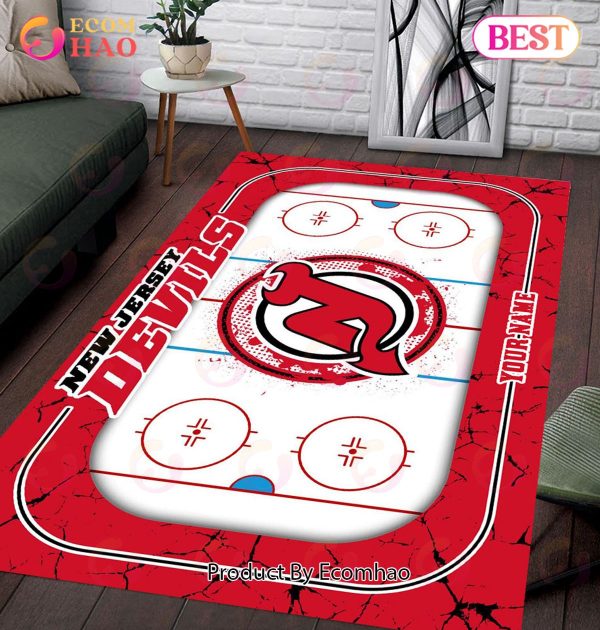 Personalized NHL New Jersey Devils Rug Carpet Perfect Gift