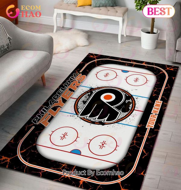 Personalized NHL Philadelphia Flyers Rug Carpet Perfect Gift
