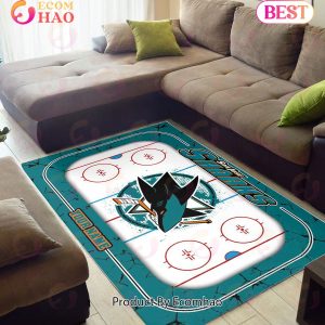 Personalized NHL San Jose Sharks Rug Carpet Perfect Gift