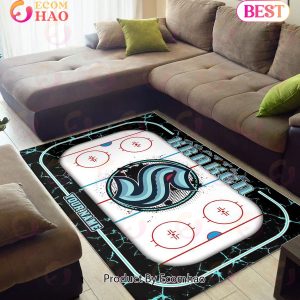 Personalized NHL Seattle Kraken Rug Carpet Perfect Gift