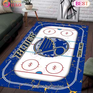 Personalized NHL St. Louis Blues Rug Carpet Perfect Gift