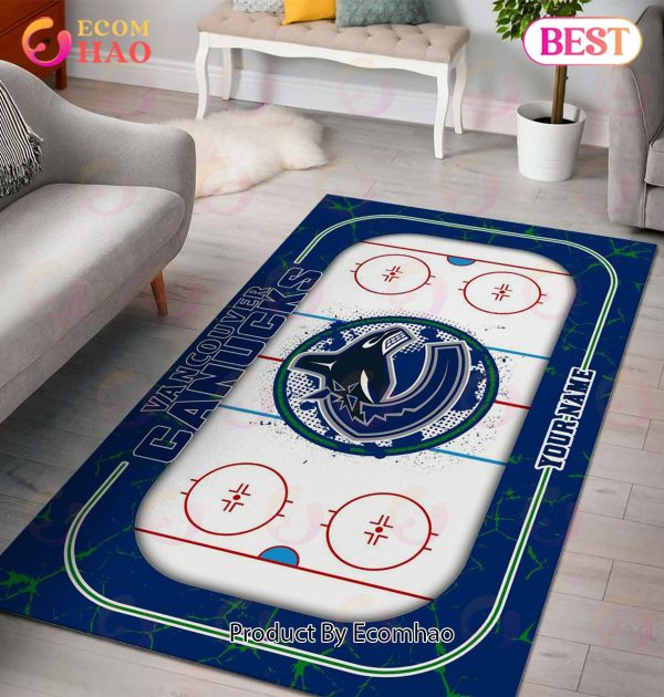 Personalized NHL Vancouver Canucks Rug Carpet Perfect Gift