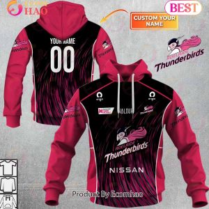 Personalized Netball Adelaide Thunderbirds Jersey 2022 3D Hoodie