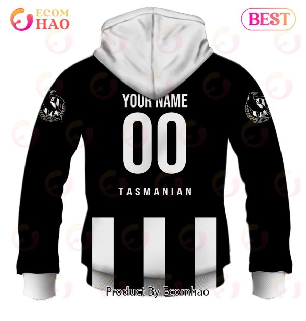 Personalized Netball Collingwood Magpies Jersey 2022 3D Hoodie