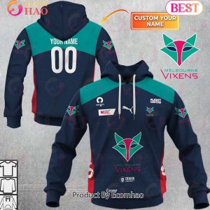 Personalized Netball Melbourne Vixens Jersey 2022 3D Hoodie