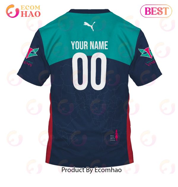 Personalized Netball Melbourne Vixens Jersey 2022 3D Hoodie