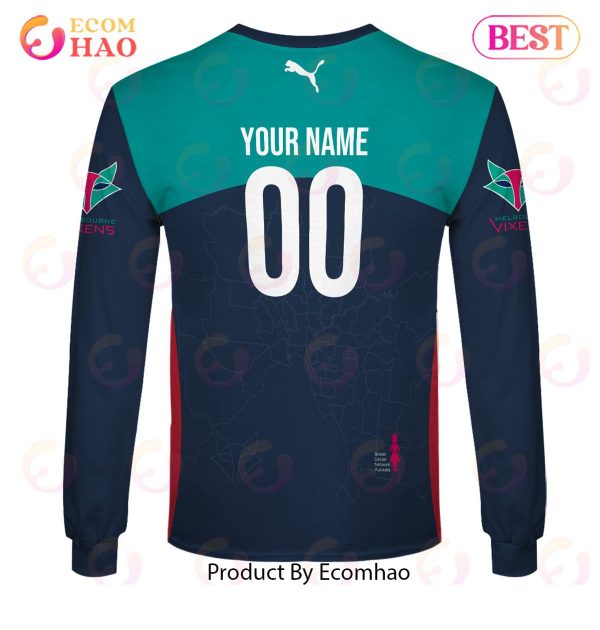 Personalized Netball Melbourne Vixens Jersey 2022 3D Hoodie