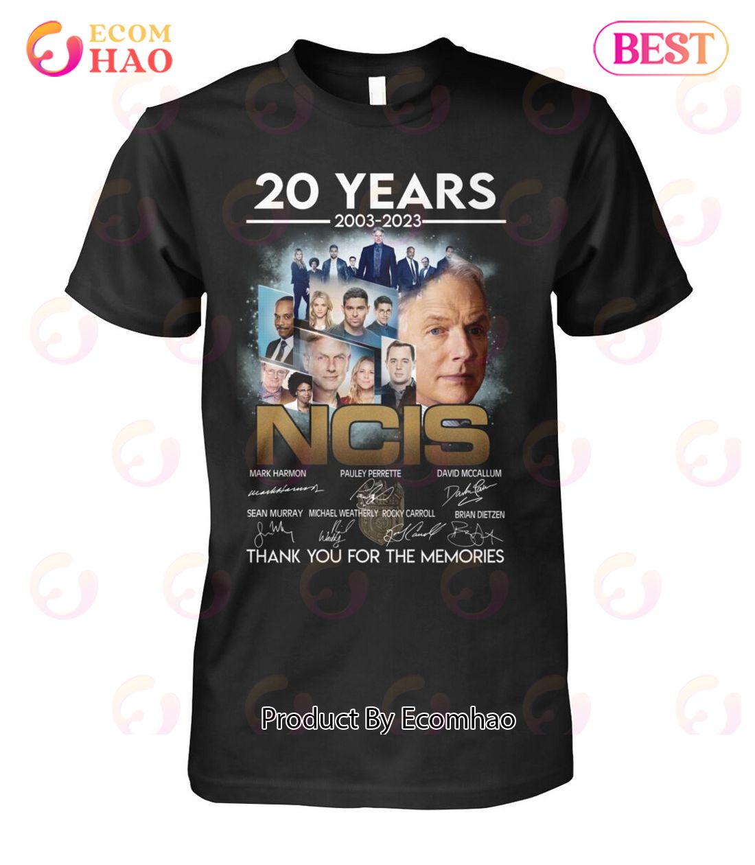 20 Years 2003 – 2023 NCIS Thank You For The Memories T-Shirt
