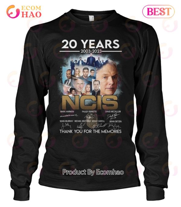20 Years 2003 – 2023 NCIS Thank You For The Memories T-Shirt