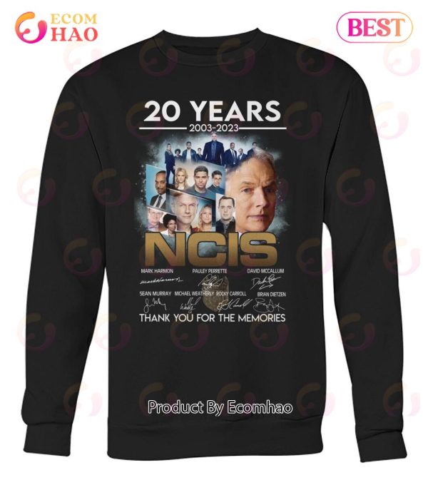 20 Years 2003 – 2023 NCIS Thank You For The Memories T-Shirt