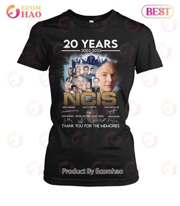 20 Years 2003 – 2023 NCIS Thank You For The Memories T-Shirt