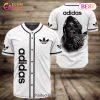 Adidas Black Mix Grey Logo Luxury Brand Jersey Limited Edition