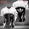 Adidas Black White Grey Luxury Brand Jersey Limited Edition Adidas Black White Grey Luxury Brand Jersey Limited Edition