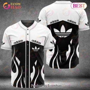Adidas Flame Pattern Luxury Brand Jersey Limited Edition