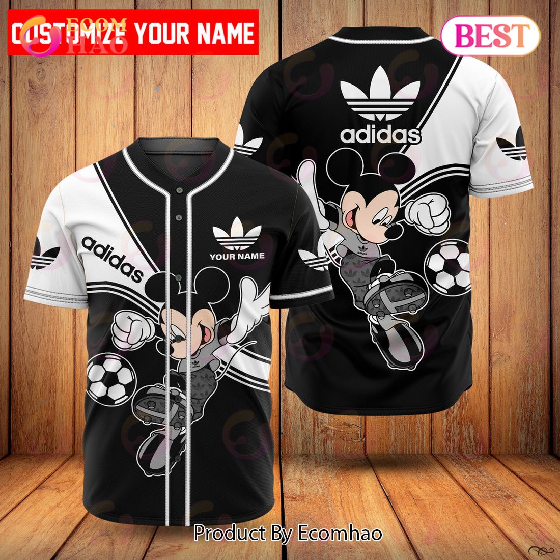 Adidas Mickey Mouse Luxury Brand Jersey Limited Edition