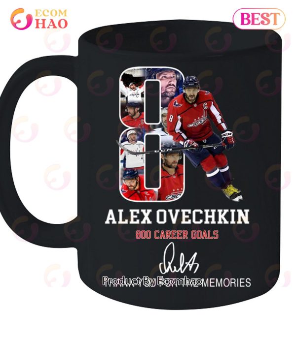 Alex Ovechkin 800 Career Goals Thank You For The Memories T-Shirt