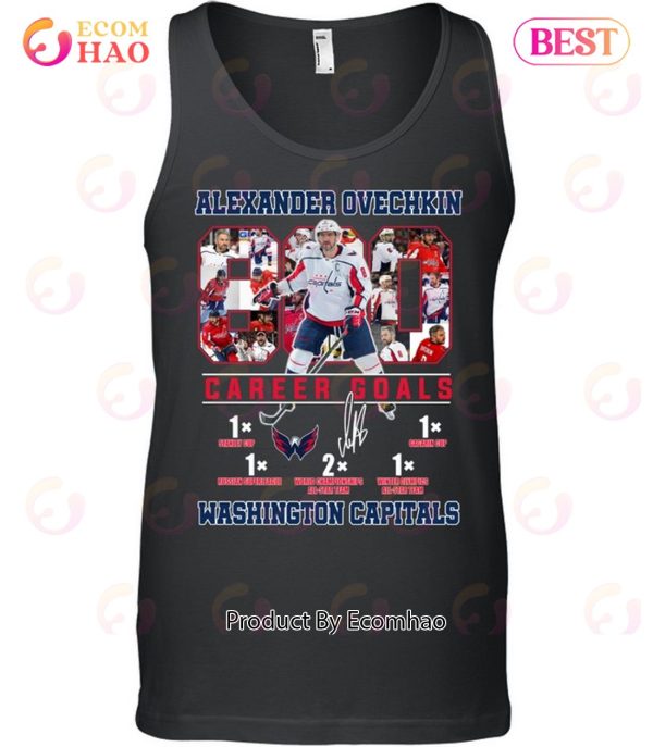 Alexander Ovechkin 800 Career Goals Washington Capitals T-Shirt