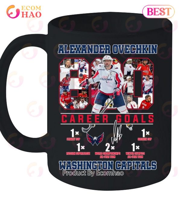 Alexander Ovechkin 800 Career Goals Washington Capitals T-Shirt