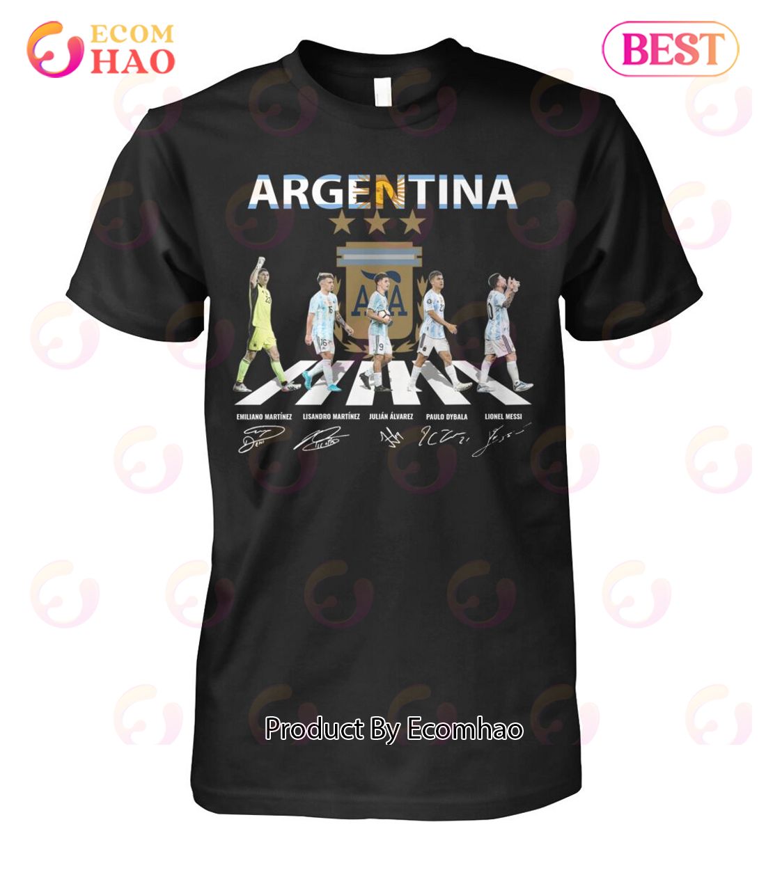Argentina National Football Team Signature T-Shirt