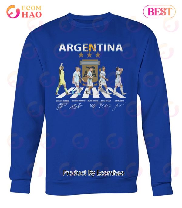 Argentina National Football Team Signature T-Shirt