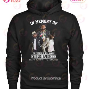 In Memory Of December 13, 2022 Stephen Boss Thank You For The Memories T-Shirt