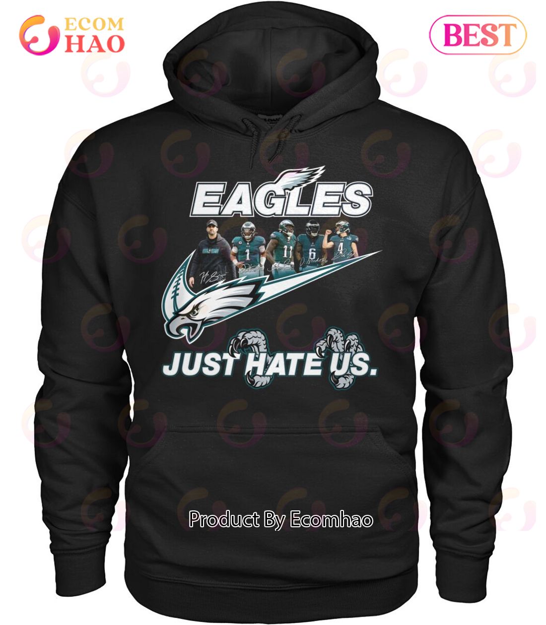 NFL Philadelphia Eagles Just Hate Us Unisex T-Shirt