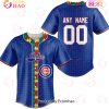 MLB Boston Red Sox Specialized Baseball Jersey Fearless Aganst Autism