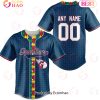 MLB Colorado Rockies Specialized Baseball Jersey Fearless Aganst Autism