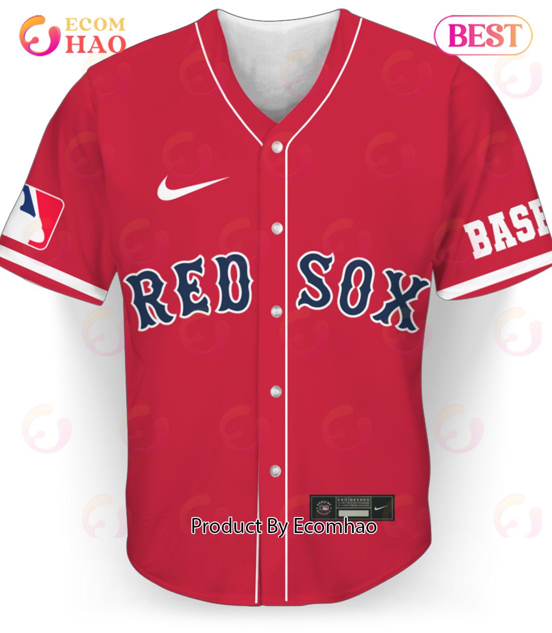 MLB Boston Red Sox 3D Baseball Jersey