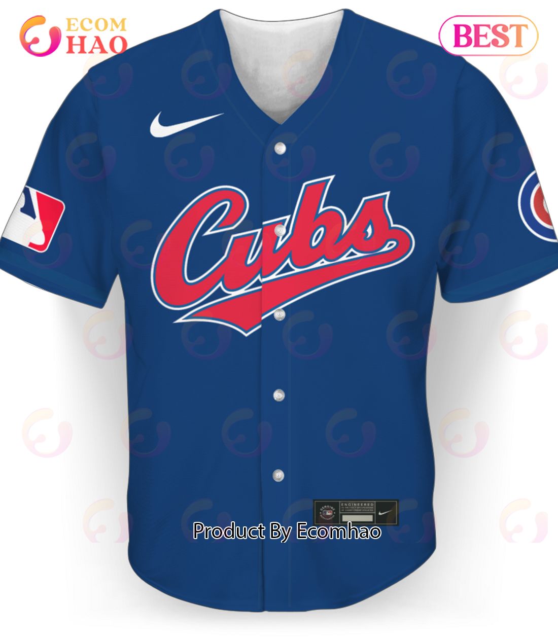 MLB Chicago Cubs 3D Baseball Jersey
