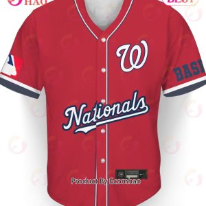 MLB Washington Nationals 3D Baseball Jersey