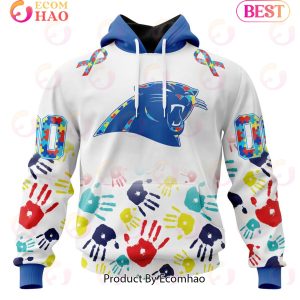 Best NFL Carolina Panthers Autism Awareness Collection 3D Hoodie