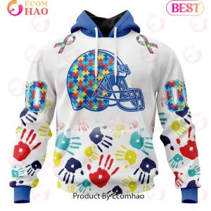 Best NFL Cleveland Browns Autism Awareness Collection 3D Hoodie