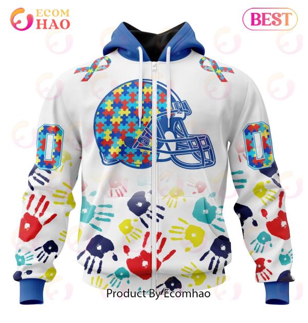 Best NFL Cleveland Browns Autism Awareness Collection 3D Hoodie