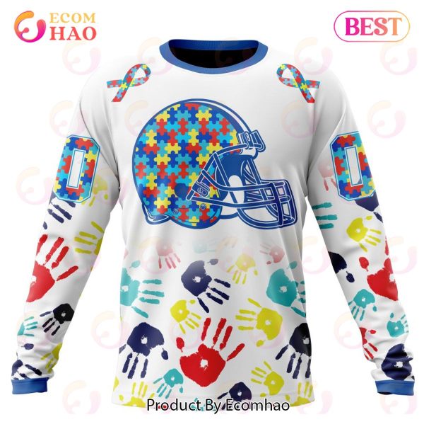 Best NFL Cleveland Browns Autism Awareness Collection 3D Hoodie